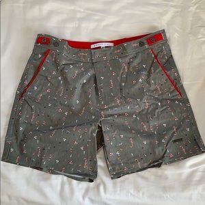 NWOT | Parke & Ronen Stretch Swim Shorts | Olive